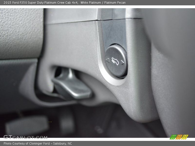 White Platinum / Platinum Pecan 2015 Ford F350 Super Duty Platinum Crew Cab 4x4