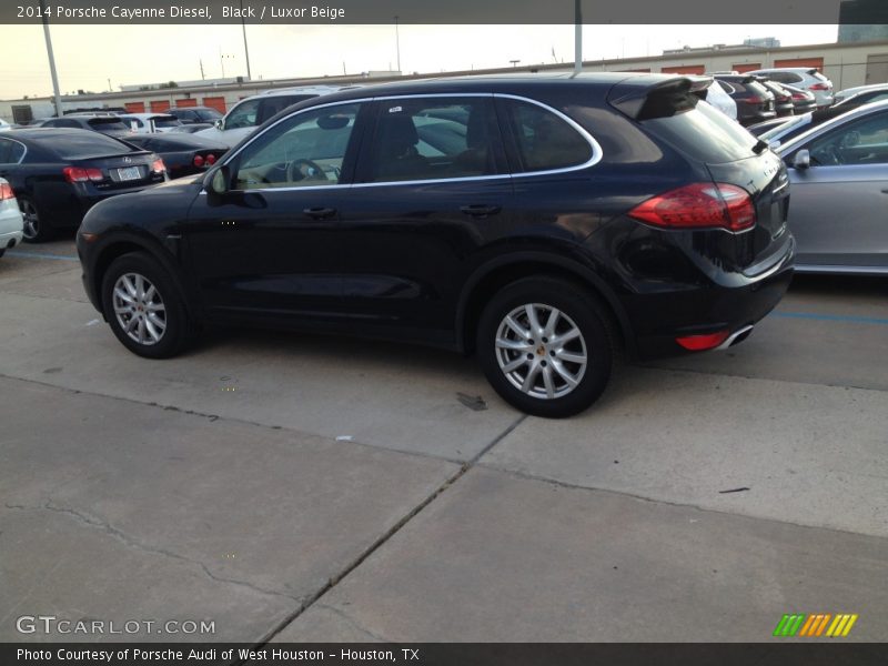 Black / Luxor Beige 2014 Porsche Cayenne Diesel