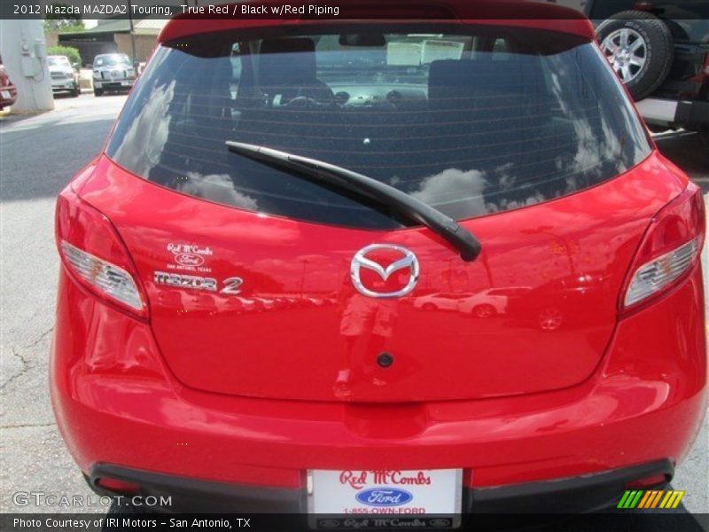 True Red / Black w/Red Piping 2012 Mazda MAZDA2 Touring