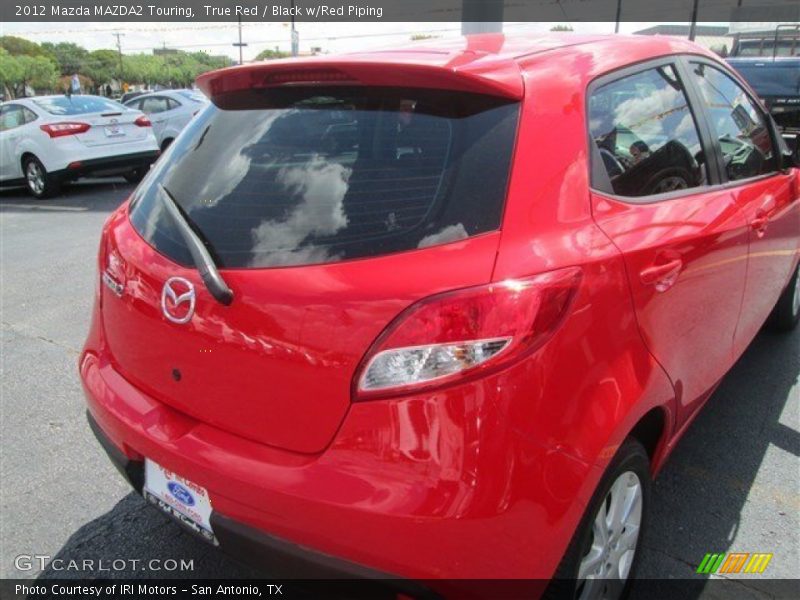 True Red / Black w/Red Piping 2012 Mazda MAZDA2 Touring