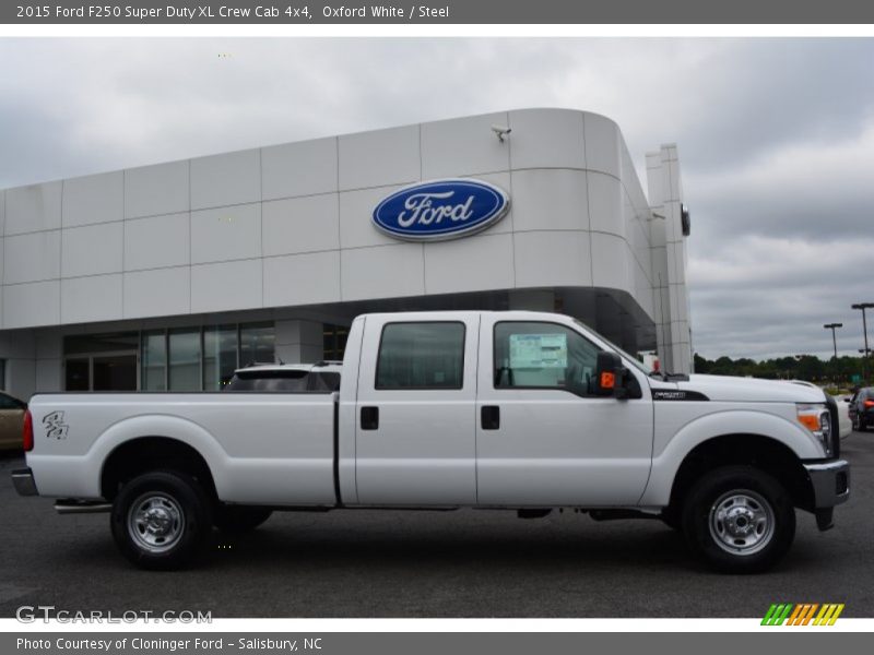 Oxford White / Steel 2015 Ford F250 Super Duty XL Crew Cab 4x4
