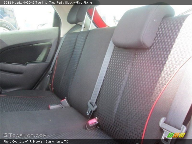True Red / Black w/Red Piping 2012 Mazda MAZDA2 Touring