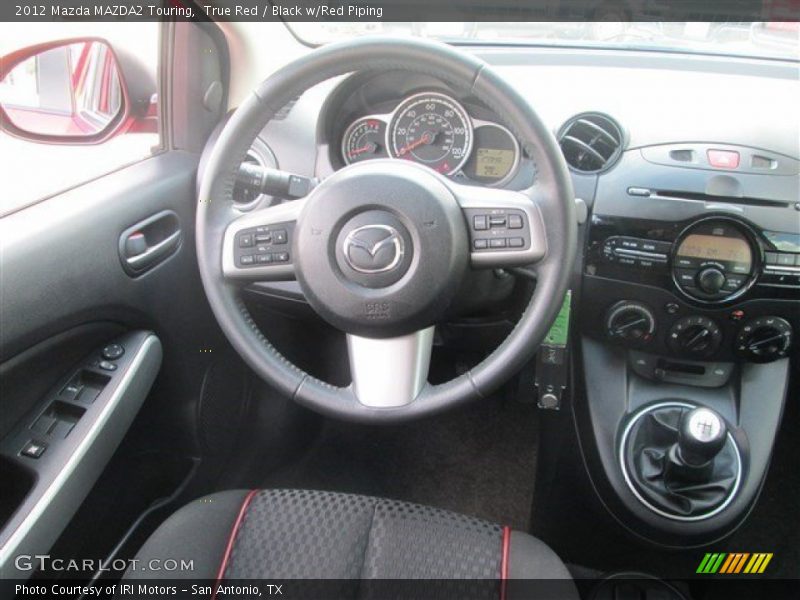 True Red / Black w/Red Piping 2012 Mazda MAZDA2 Touring