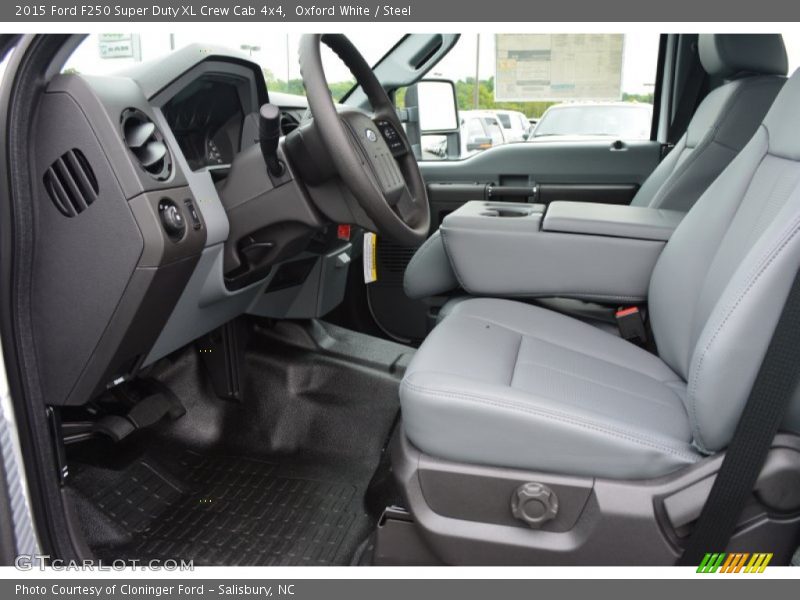 2015 F250 Super Duty XL Crew Cab 4x4 Steel Interior
