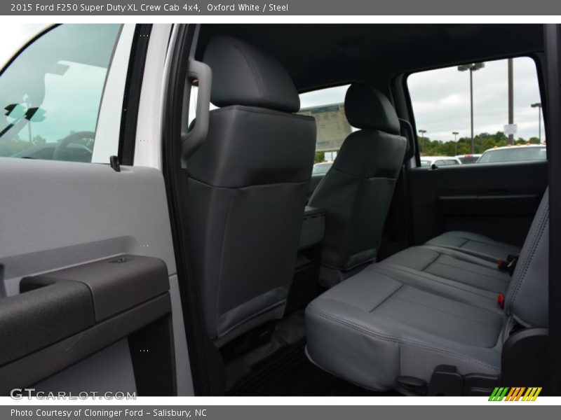Rear Seat of 2015 F250 Super Duty XL Crew Cab 4x4