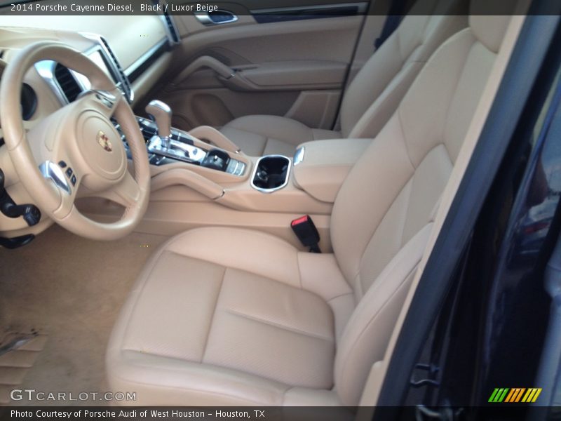 Black / Luxor Beige 2014 Porsche Cayenne Diesel