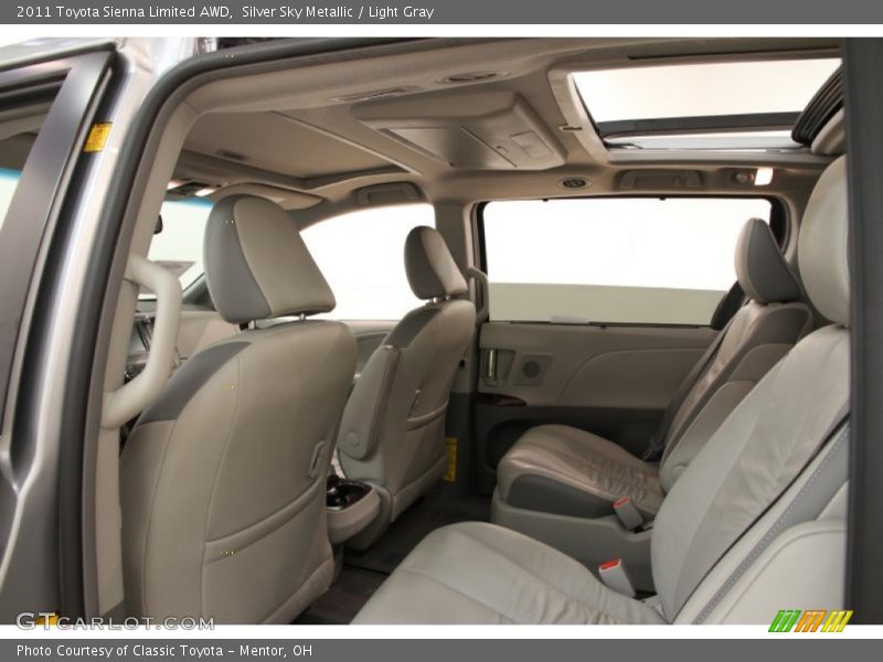 Silver Sky Metallic / Light Gray 2011 Toyota Sienna Limited AWD
