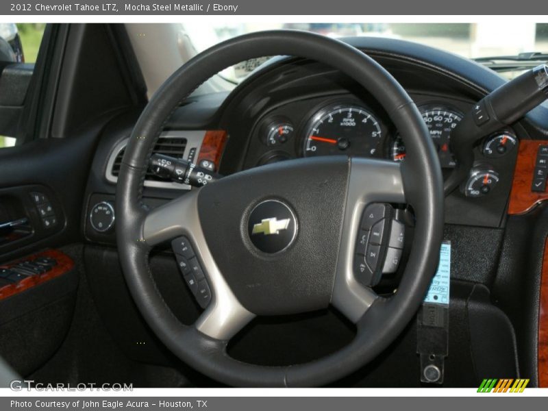 Mocha Steel Metallic / Ebony 2012 Chevrolet Tahoe LTZ