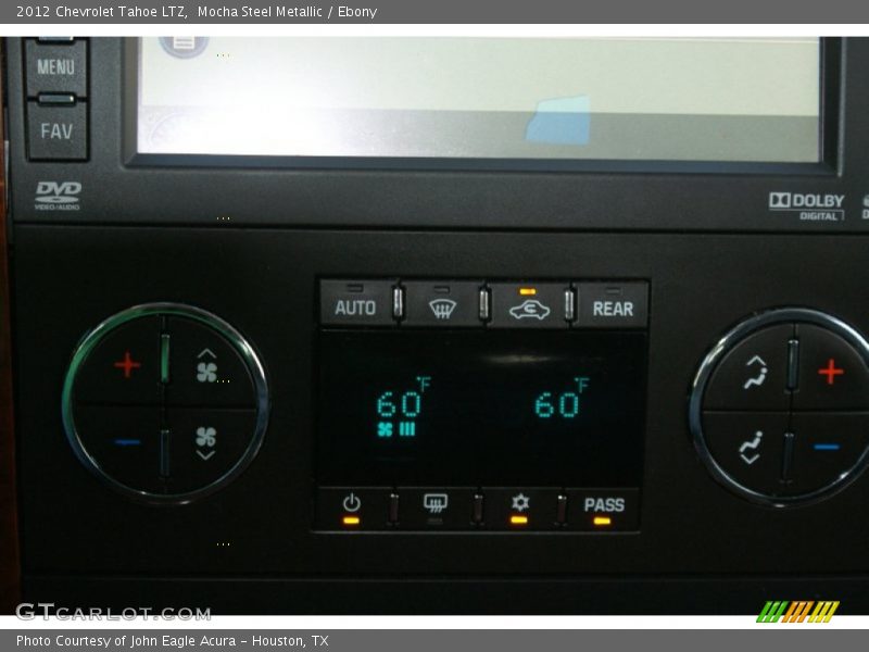 Mocha Steel Metallic / Ebony 2012 Chevrolet Tahoe LTZ