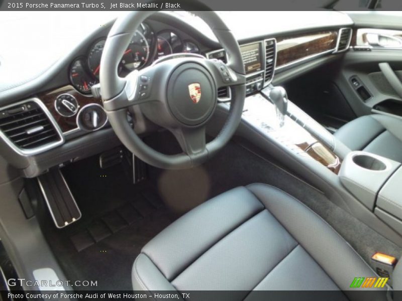 Black Interior - 2015 Panamera Turbo S 