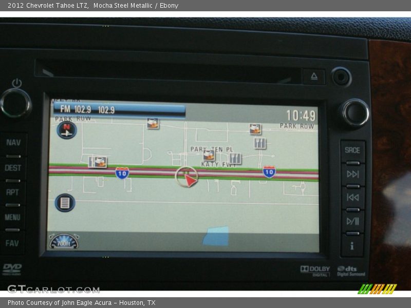Mocha Steel Metallic / Ebony 2012 Chevrolet Tahoe LTZ