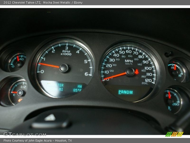 Mocha Steel Metallic / Ebony 2012 Chevrolet Tahoe LTZ
