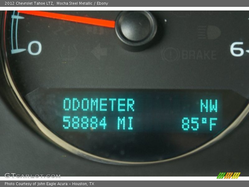 Mocha Steel Metallic / Ebony 2012 Chevrolet Tahoe LTZ