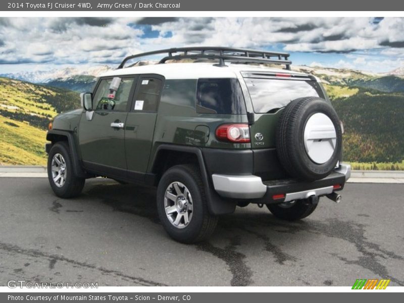 Army Green / Dark Charcoal 2014 Toyota FJ Cruiser 4WD