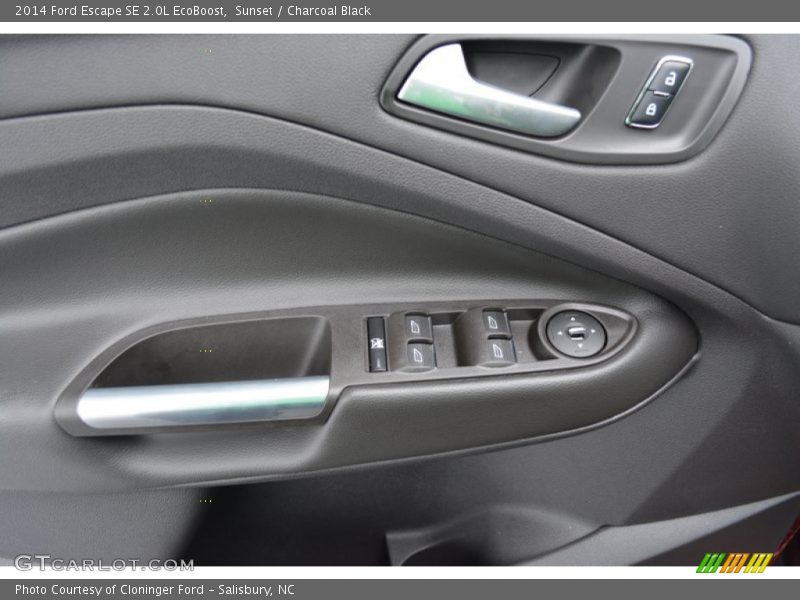 Sunset / Charcoal Black 2014 Ford Escape SE 2.0L EcoBoost