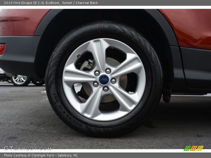 Sunset / Charcoal Black 2014 Ford Escape SE 2.0L EcoBoost