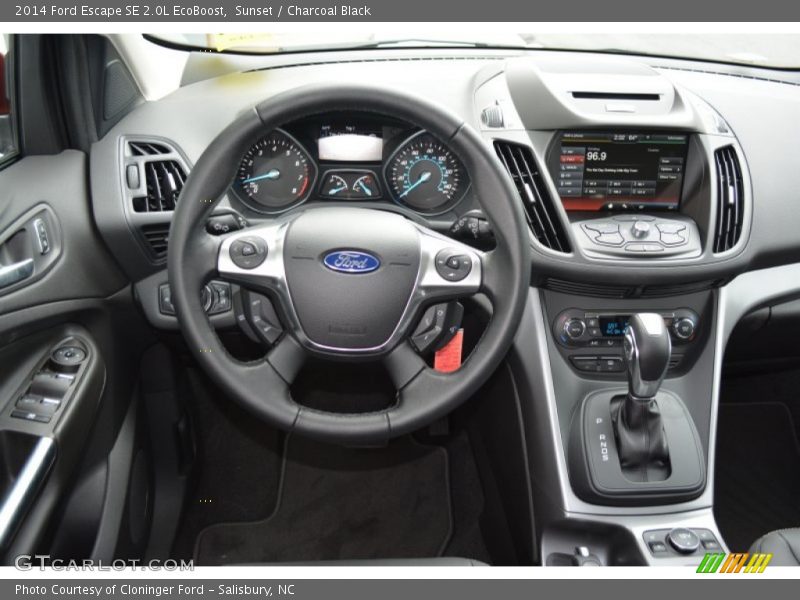 Sunset / Charcoal Black 2014 Ford Escape SE 2.0L EcoBoost