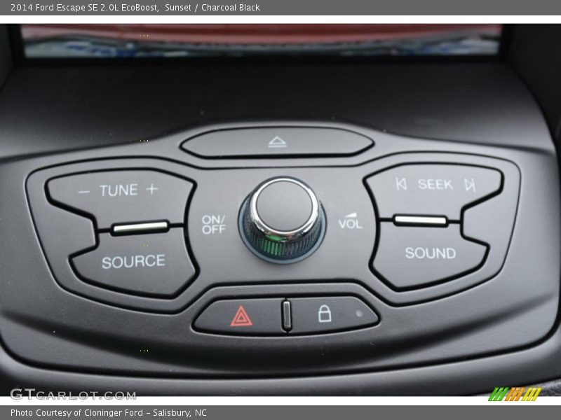Sunset / Charcoal Black 2014 Ford Escape SE 2.0L EcoBoost