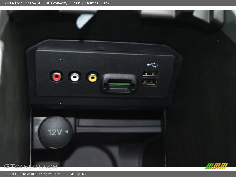 Sunset / Charcoal Black 2014 Ford Escape SE 2.0L EcoBoost