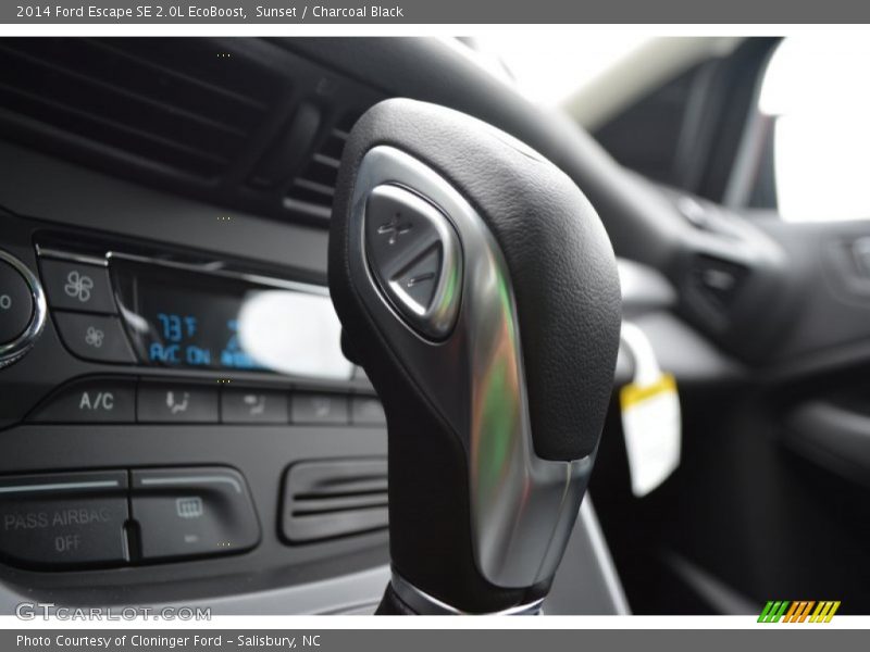 Sunset / Charcoal Black 2014 Ford Escape SE 2.0L EcoBoost