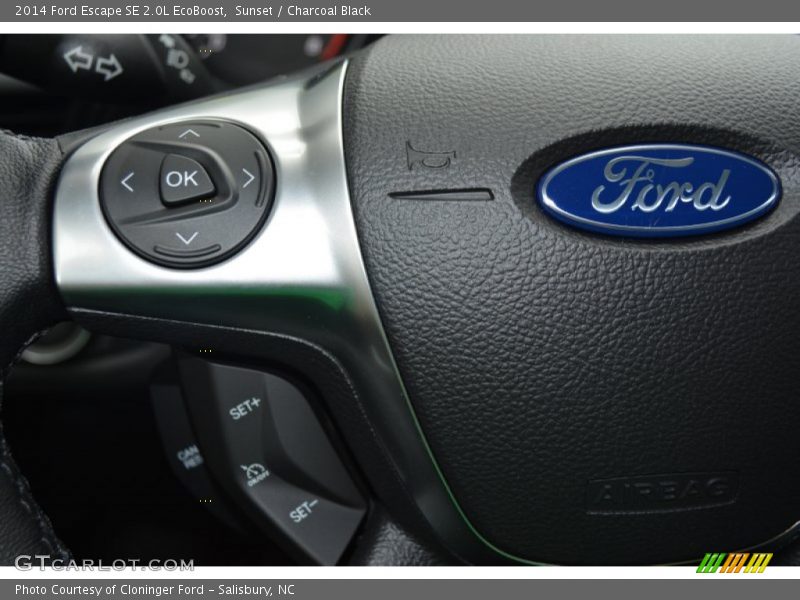 Sunset / Charcoal Black 2014 Ford Escape SE 2.0L EcoBoost