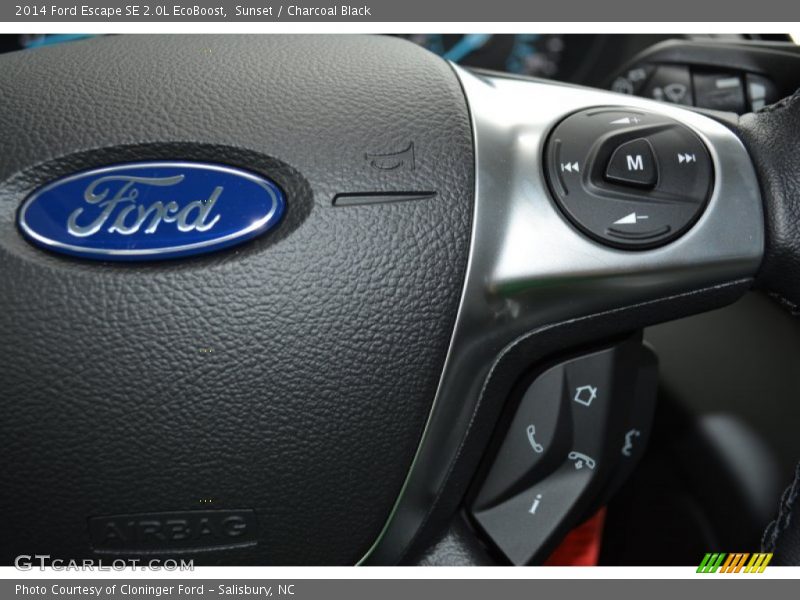 Sunset / Charcoal Black 2014 Ford Escape SE 2.0L EcoBoost