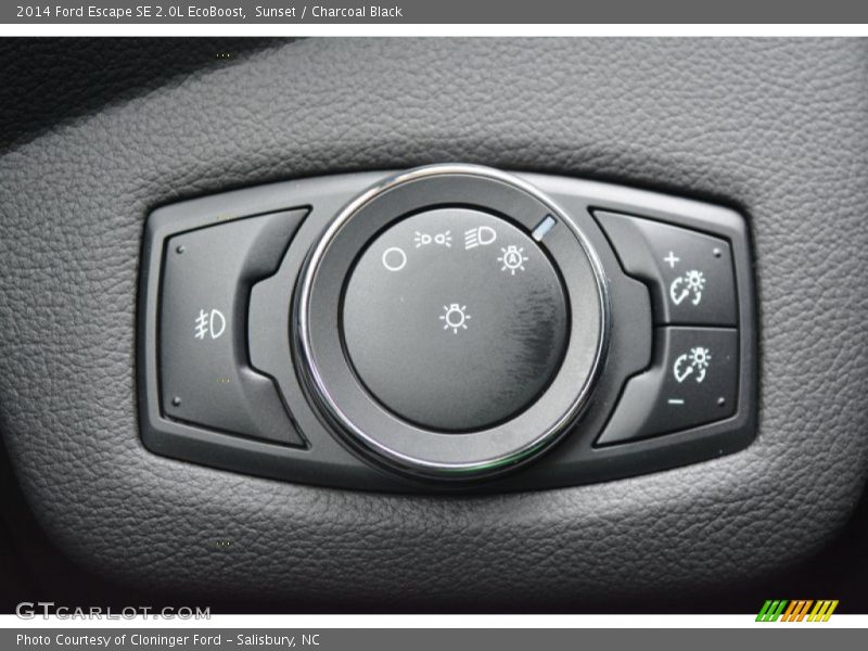 Sunset / Charcoal Black 2014 Ford Escape SE 2.0L EcoBoost