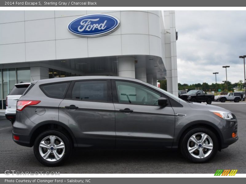 Sterling Gray / Charcoal Black 2014 Ford Escape S