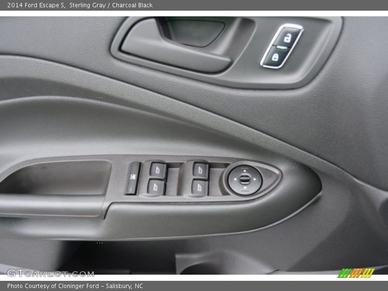 Sterling Gray / Charcoal Black 2014 Ford Escape S