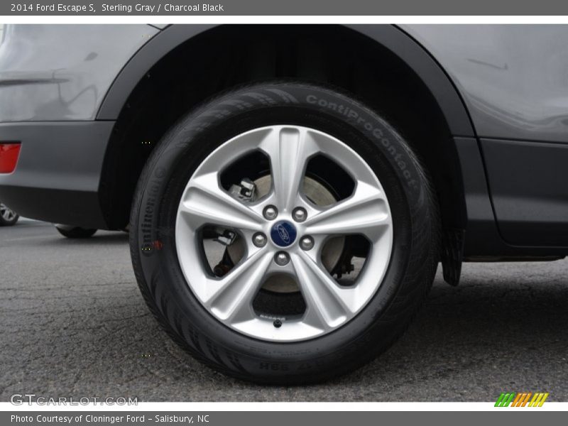 Sterling Gray / Charcoal Black 2014 Ford Escape S