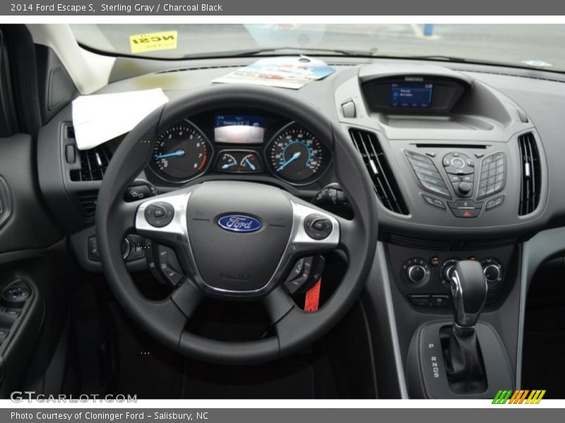 Sterling Gray / Charcoal Black 2014 Ford Escape S