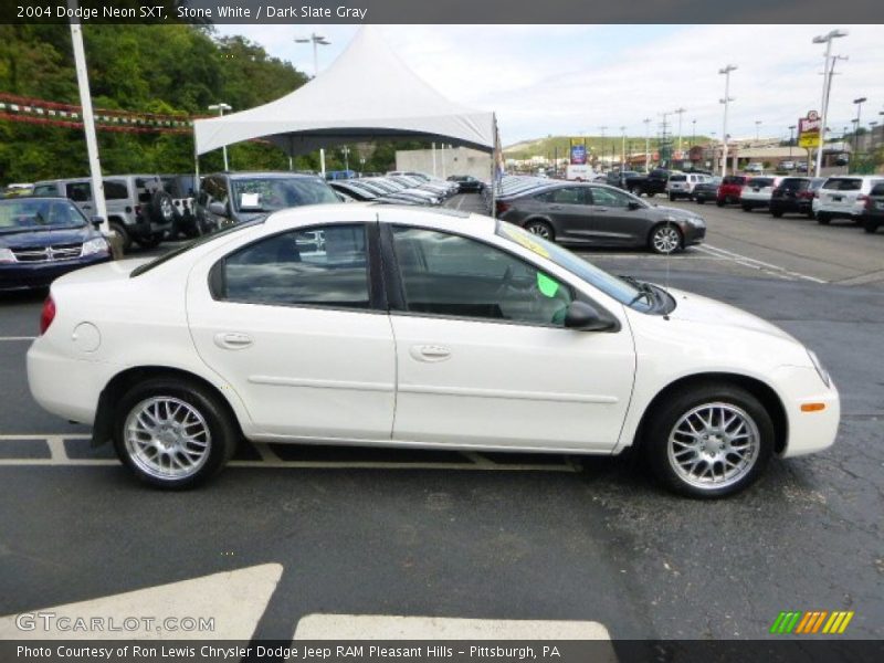 Stone White / Dark Slate Gray 2004 Dodge Neon SXT
