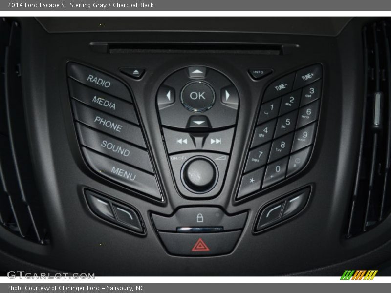 Sterling Gray / Charcoal Black 2014 Ford Escape S