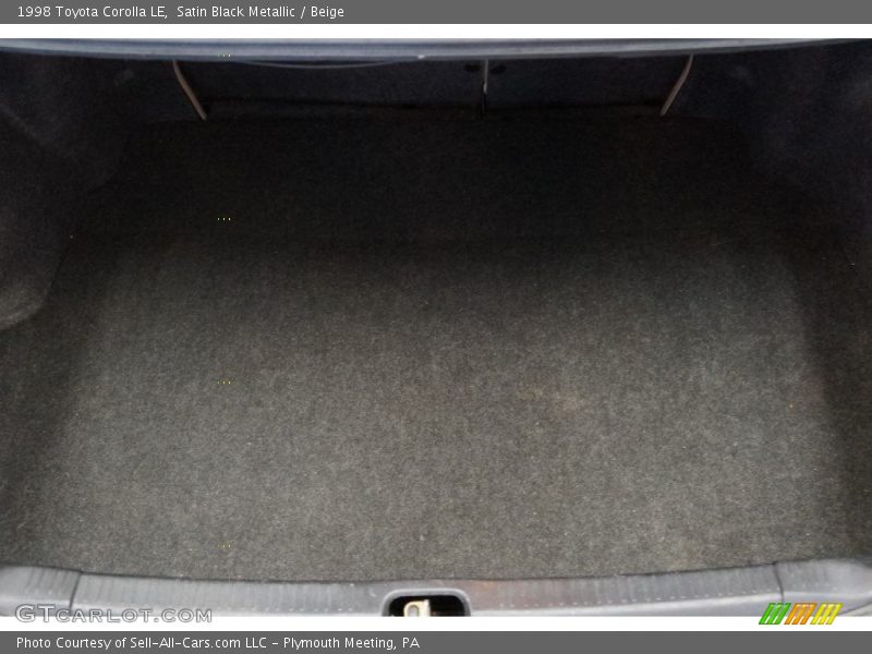 Satin Black Metallic / Beige 1998 Toyota Corolla LE