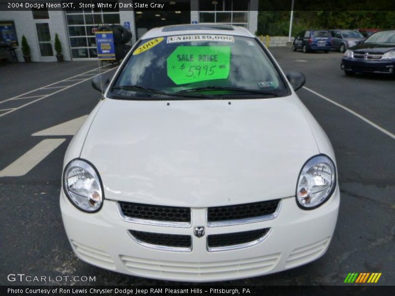 Stone White / Dark Slate Gray 2004 Dodge Neon SXT