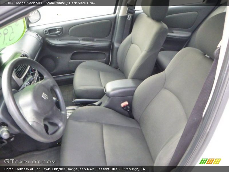 Stone White / Dark Slate Gray 2004 Dodge Neon SXT