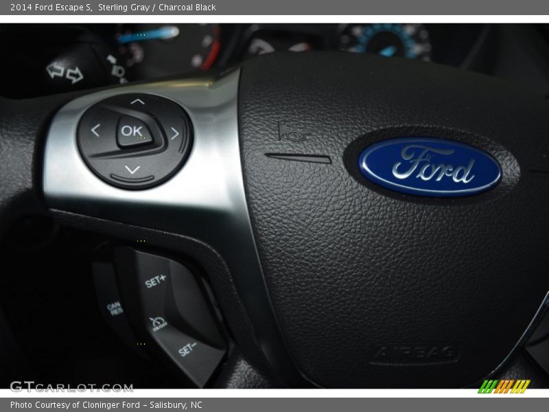Sterling Gray / Charcoal Black 2014 Ford Escape S
