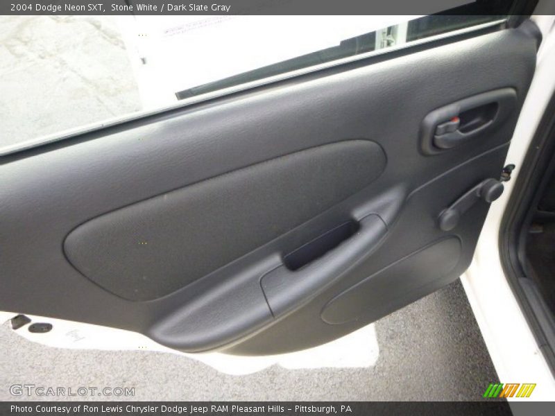 Stone White / Dark Slate Gray 2004 Dodge Neon SXT