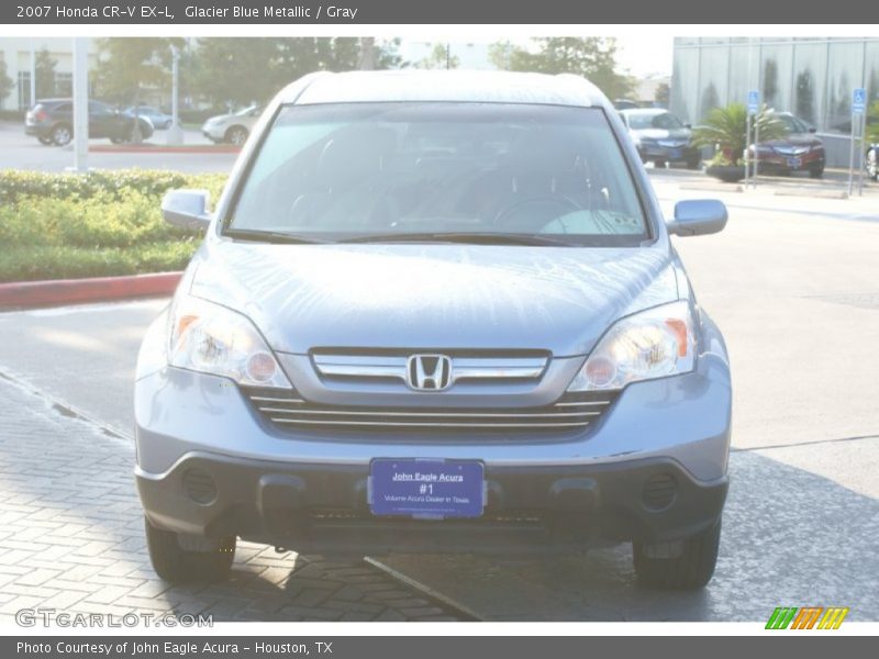 Glacier Blue Metallic / Gray 2007 Honda CR-V EX-L