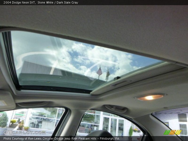 Stone White / Dark Slate Gray 2004 Dodge Neon SXT