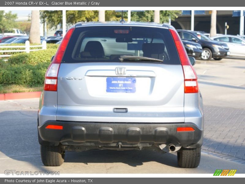 Glacier Blue Metallic / Gray 2007 Honda CR-V EX-L