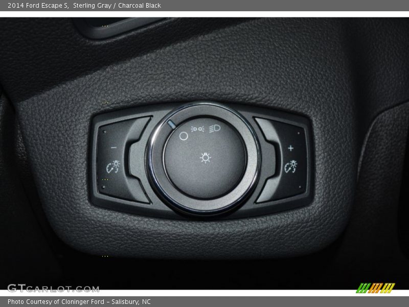 Sterling Gray / Charcoal Black 2014 Ford Escape S