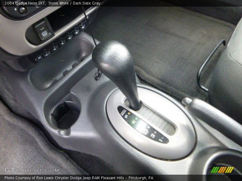 Stone White / Dark Slate Gray 2004 Dodge Neon SXT