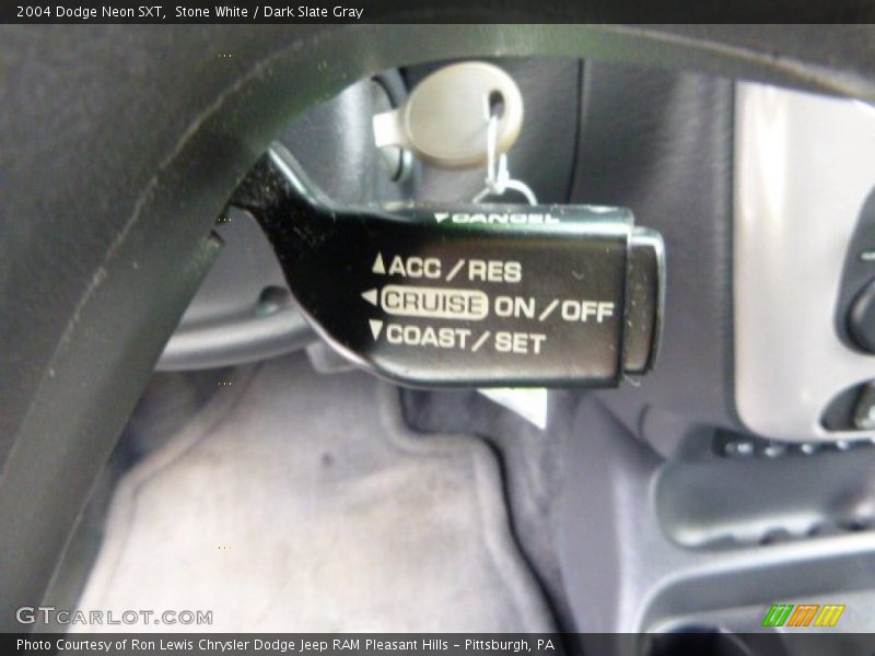 Stone White / Dark Slate Gray 2004 Dodge Neon SXT