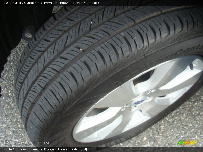 Ruby Red Pearl / Off Black 2012 Subaru Outback 2.5i Premium