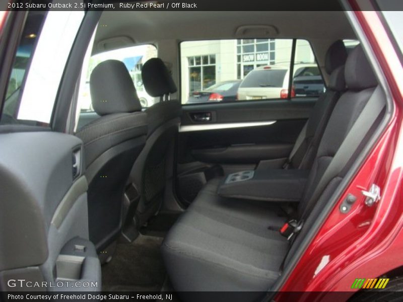 Ruby Red Pearl / Off Black 2012 Subaru Outback 2.5i Premium