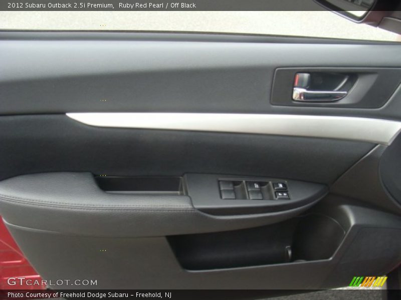 Ruby Red Pearl / Off Black 2012 Subaru Outback 2.5i Premium
