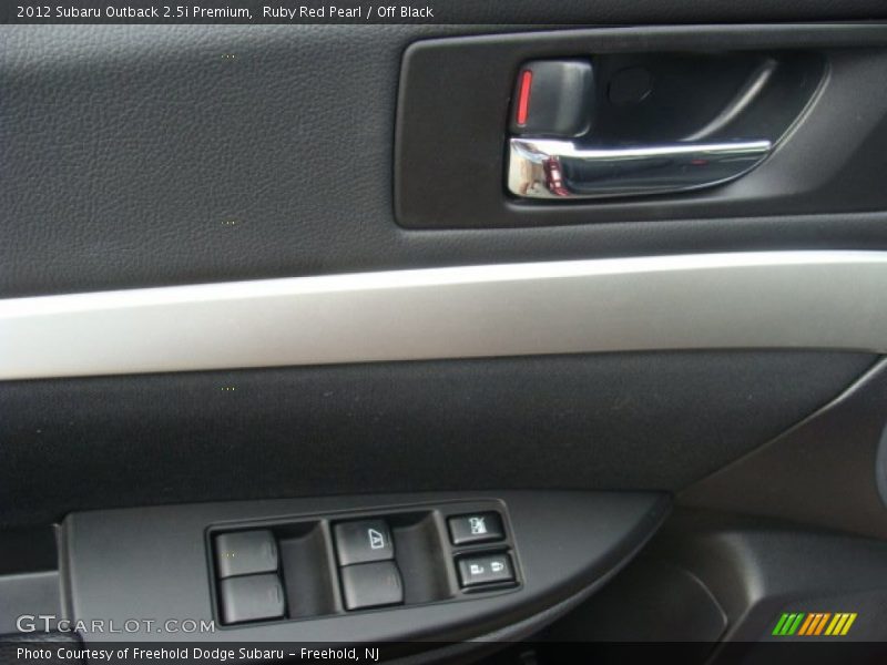 Ruby Red Pearl / Off Black 2012 Subaru Outback 2.5i Premium