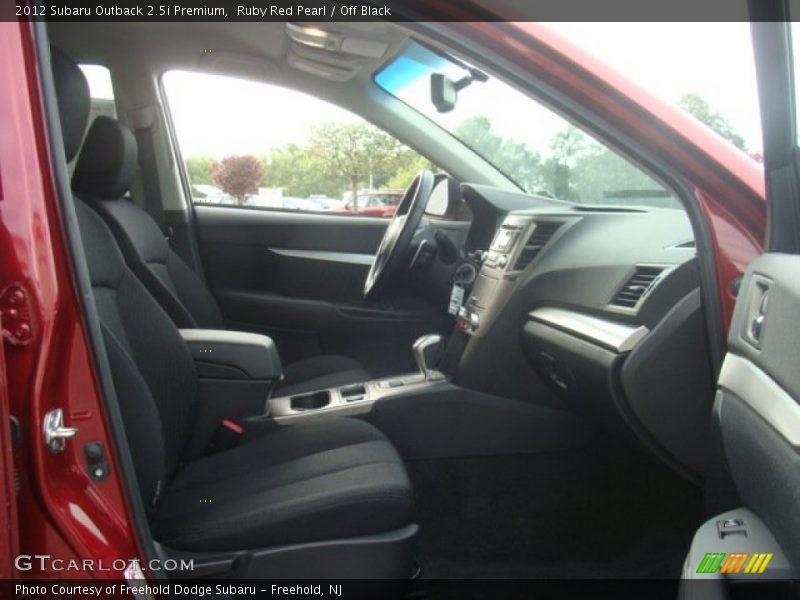 Ruby Red Pearl / Off Black 2012 Subaru Outback 2.5i Premium