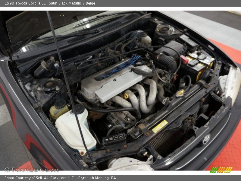 Satin Black Metallic / Beige 1998 Toyota Corolla LE